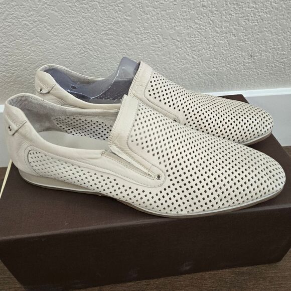 Carlo Pasolini Perforated Leather shoes size 45 13